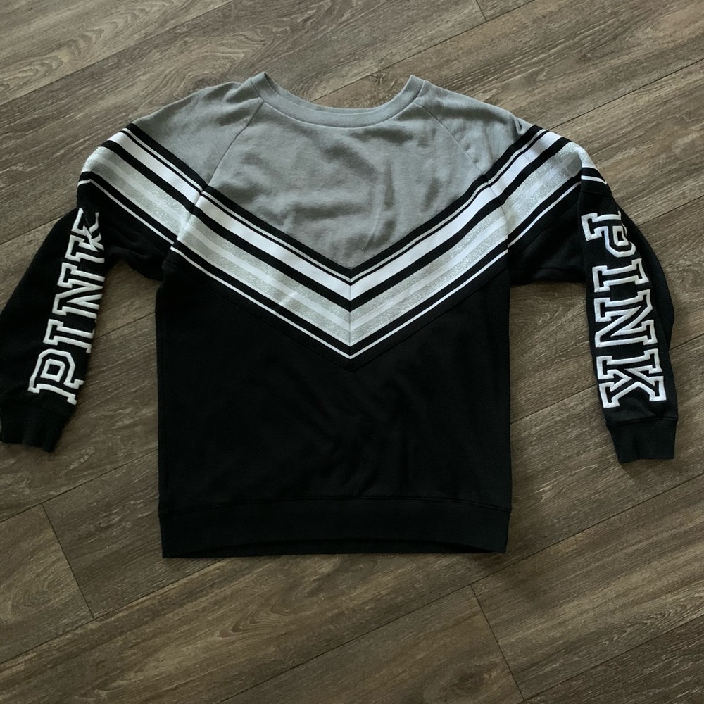 Pink Victoria Secret Varsity Pull Over Sweater | X-Small